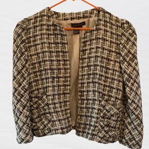 Sandro Tweed Textured Jacket - Size M - Medium